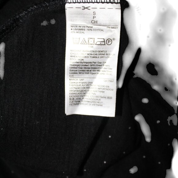 Gap Black Dress With White Dots Swiss Polka Size S Small NWT's - Picture 11 of 11